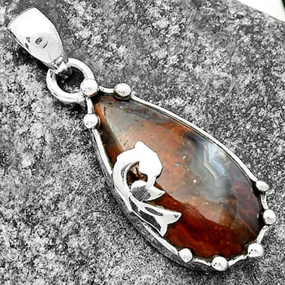 Peacock - Rare Cady Mountain Agate Pendant P-1698 SDP111851