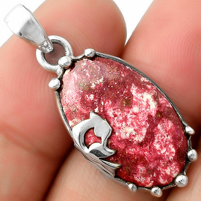 Peacock Natural Pink Thulite Norway Pendant P-1698 SDP111863