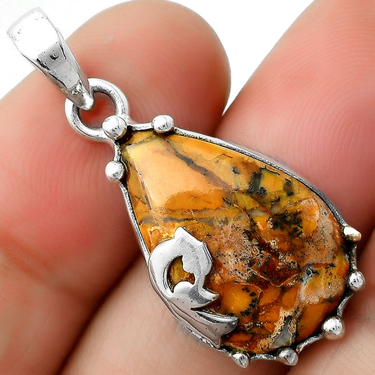 Peacock Amethyst Sage Agate Nevada Pendant P-1698 SDP111866