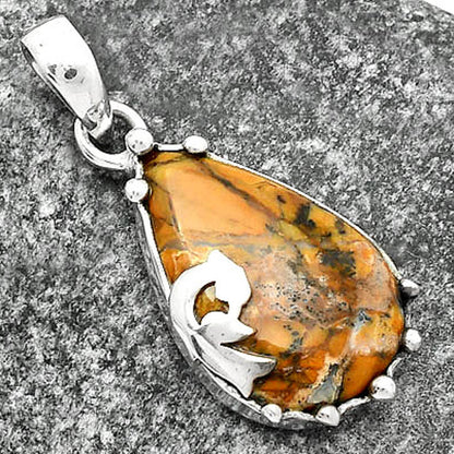 Peacock Amethyst Sage Agate Nevada Pendant P-1698 SDP111866