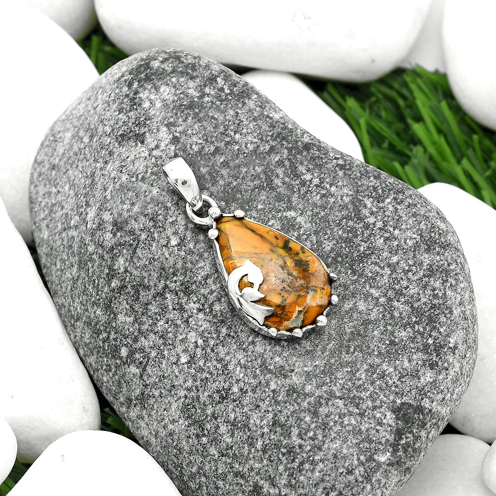 Peacock Amethyst Sage Agate Nevada Pendant P-1698 SDP111866