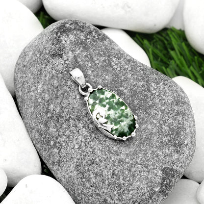 Peacock - Natural Dioptase Pendant P-1698 SDP111869