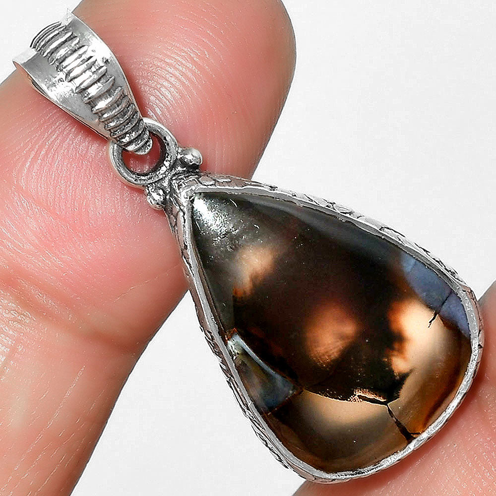 Natural Montana Agate - USA Pendant P-1082 SDP111873