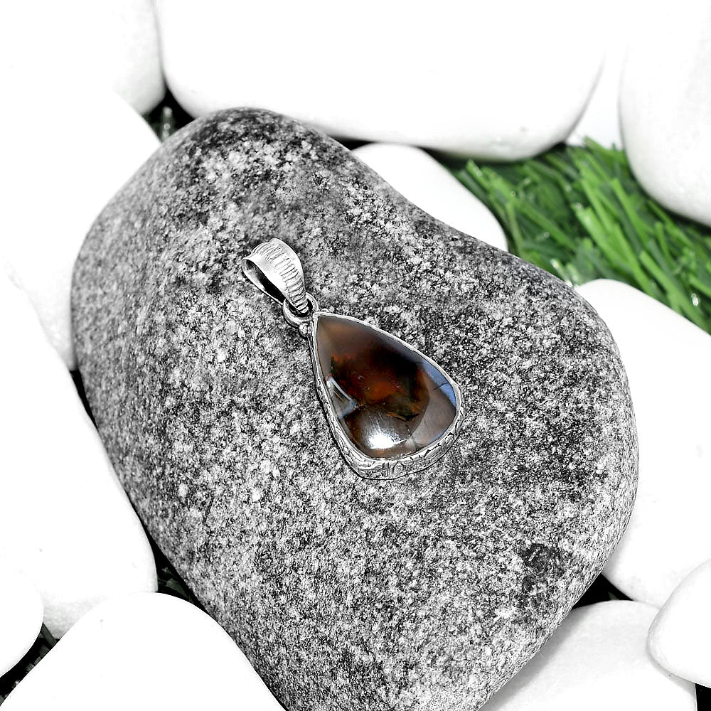 Natural Montana Agate - USA Pendant P-1082 SDP111873