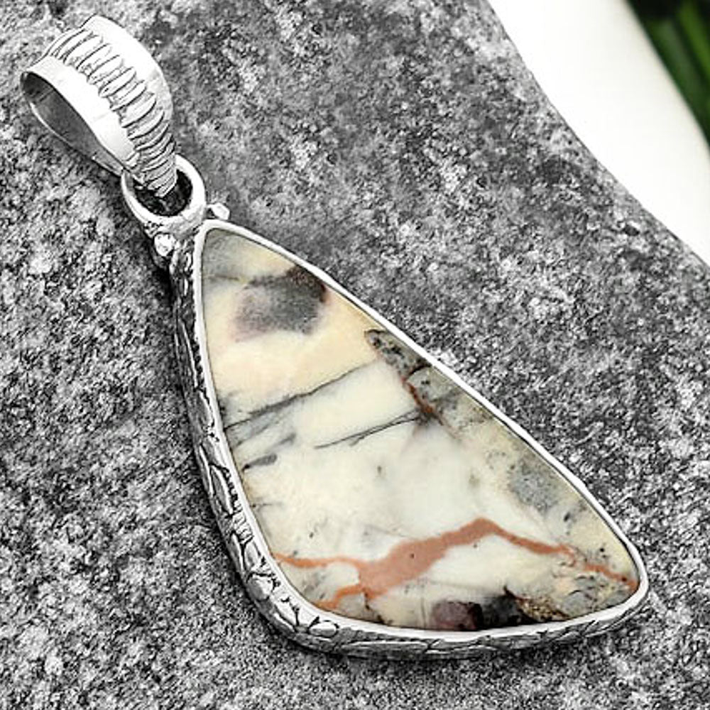 Natural Porcelain Jasper Pendant P-1082 SDP111883