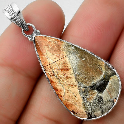 Natural Tabu Jasper Pendant P-1082 SDP111886
