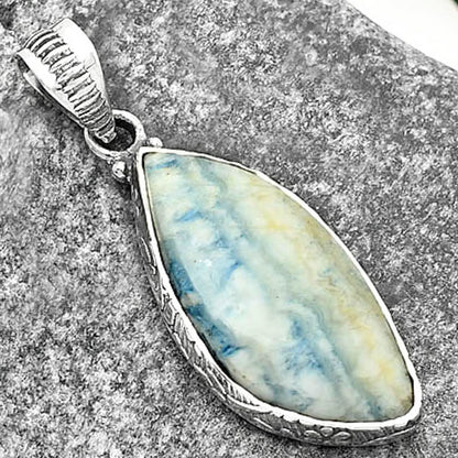 Natural Blue Scheelite - Turkey Pendant P-1082 SDP111899
