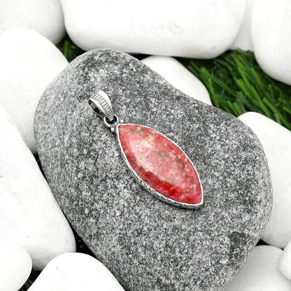 Natural Pink Thulite - Norway Pendant P-1082 SDP111911
