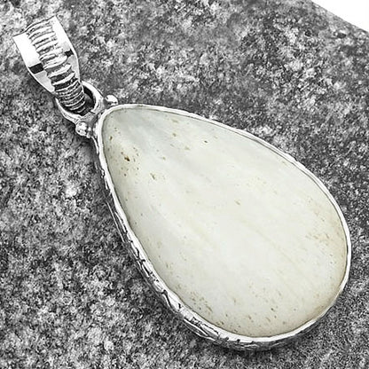Natural White Scolecite Pendant P-1082 SDP111912