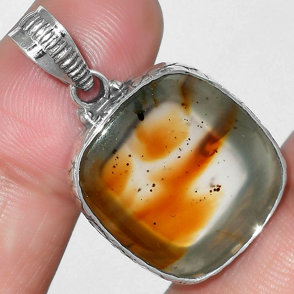 Natural Montana Agate - USA Pendant P-1082 SDP111918