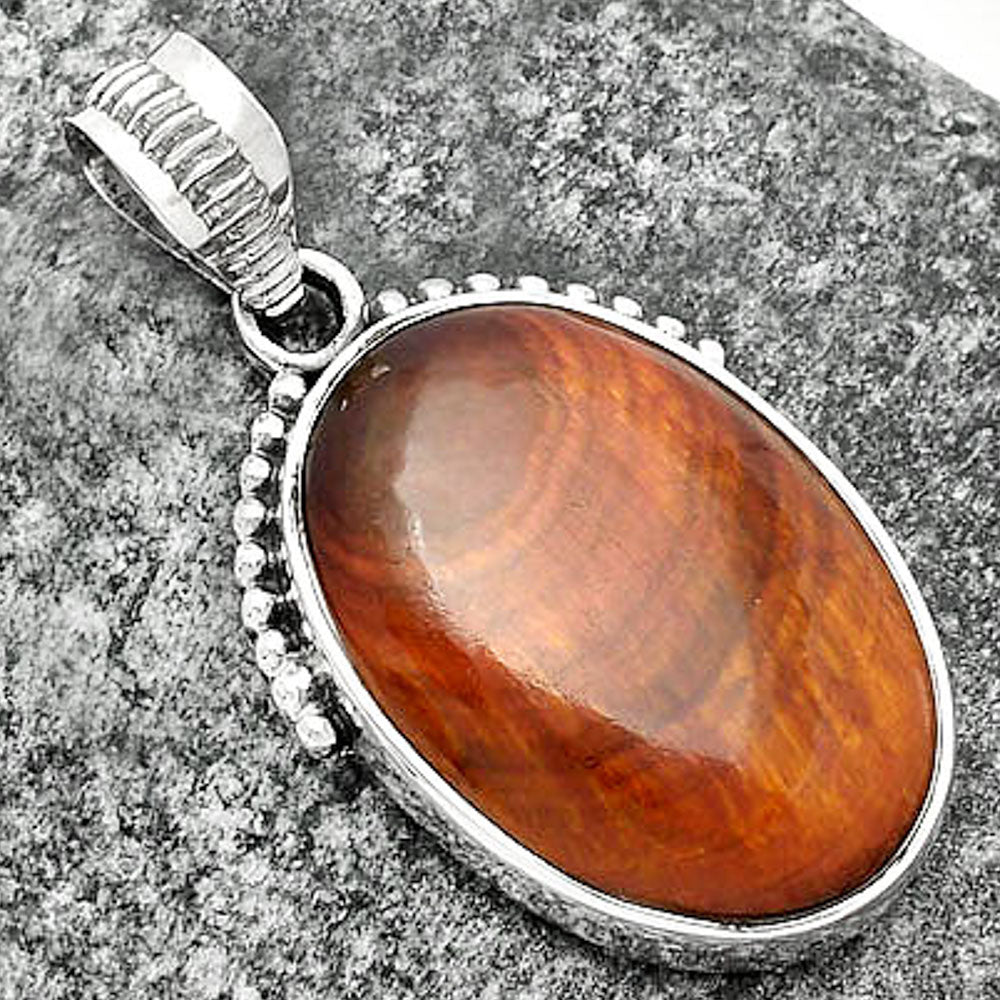 Natural Red Tiger Eye Pendant P-1084 SDP111949