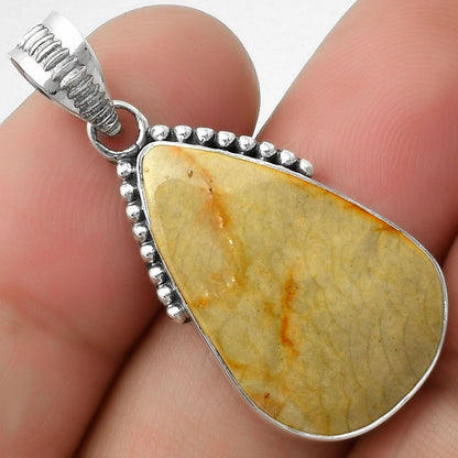 Natural Polygram Jasper Pendant P-1084 SDP111952