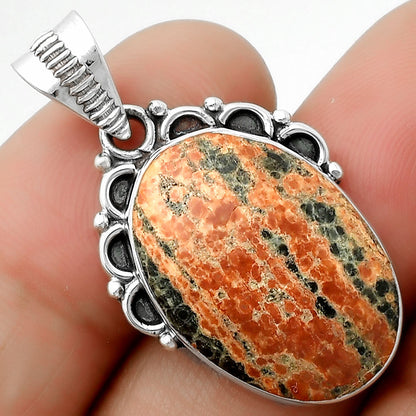 Natural Fireworks Obsidian Pendant P-1085 SDP111985