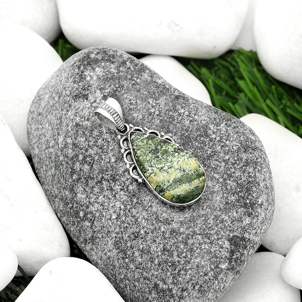 Natural Chrysotile Pendant P-1085 SDP111989