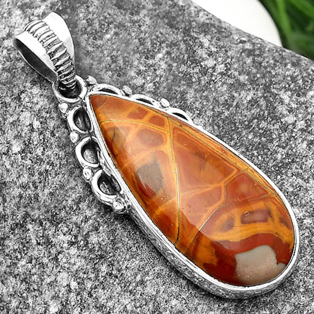 Natural Noreena Jasper Pendant P-1085 SDP112009