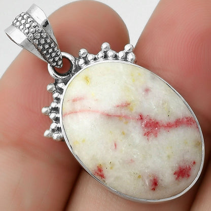 Natural Cinnabar Pendant P-1086 SDP112018