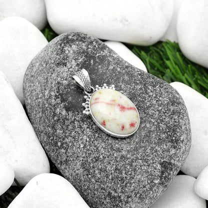 Natural Cinnabar Pendant P-1086 SDP112018