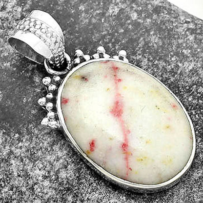 Natural Cinnabar Pendant P-1086 SDP112032