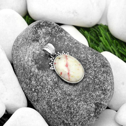 Natural Cinnabar Pendant P-1086 SDP112032