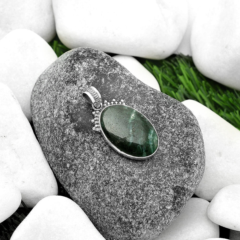Natural Green Aventurine Pendant P-1086 SDP112037