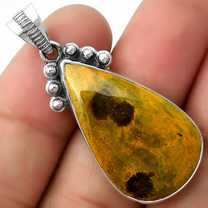 Natural Unakite Pendant P-1087 SDP112055