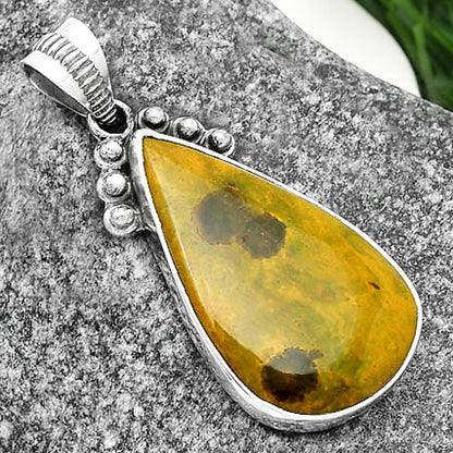 Natural Unakite Pendant P-1087 SDP112055