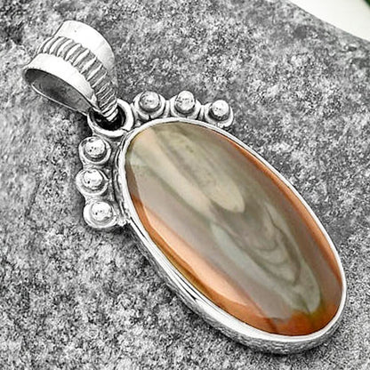 Natural Imperial Jasper - Mexico Pendant P-1087 SDP112060