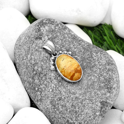 Natural Picture Jasper Pendant P-1087 SDP112077