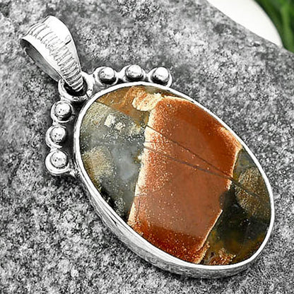 Natural Tabu Jasper Pendant P-1087 SDP112079