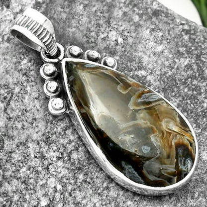 Natural Tube Agate - Turkish Pendant P-1087 SDP112093