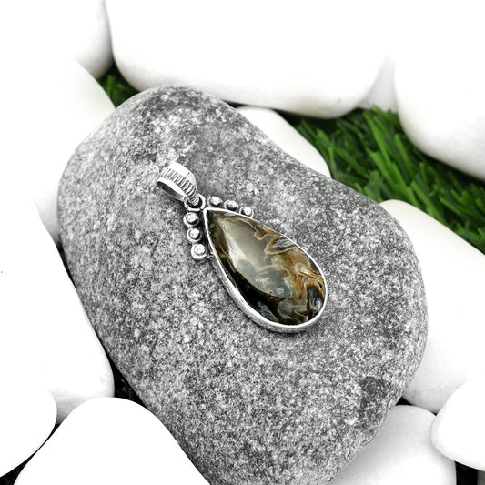 Natural Tube Agate - Turkish Pendant P-1087 SDP112093