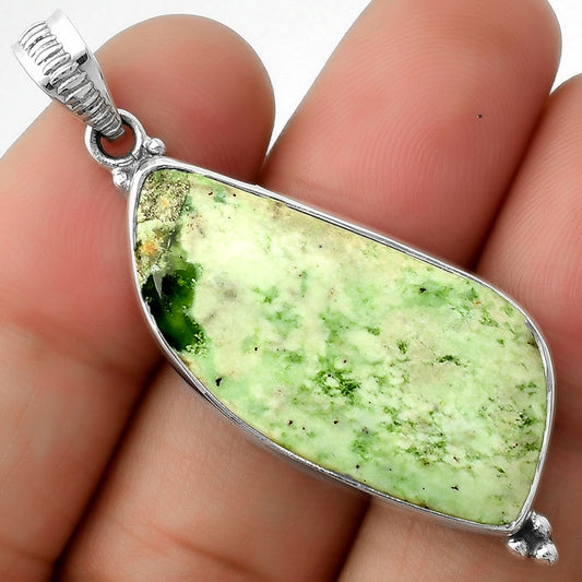 Natural Chrome Chalcedony Pendant P-1100 SDP112110