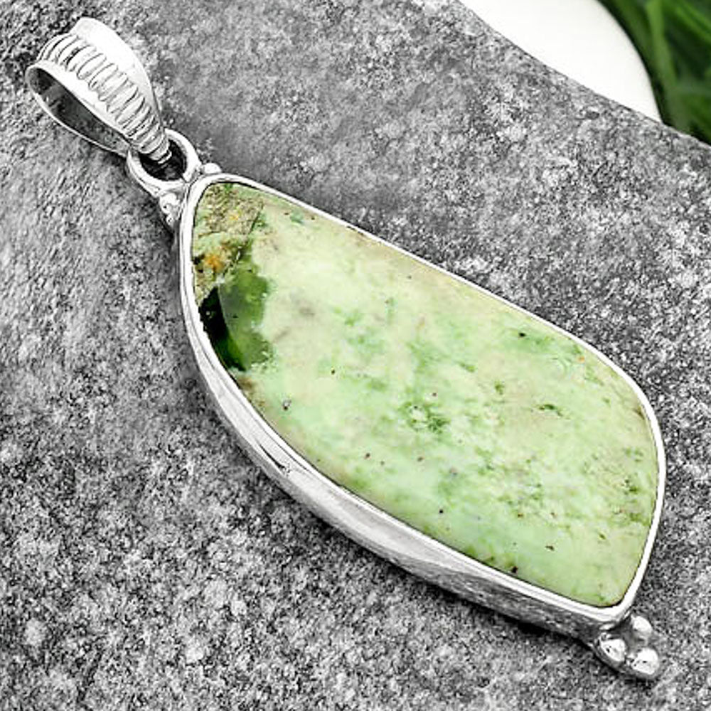 Natural Chrome Chalcedony Pendant P-1100 SDP112110