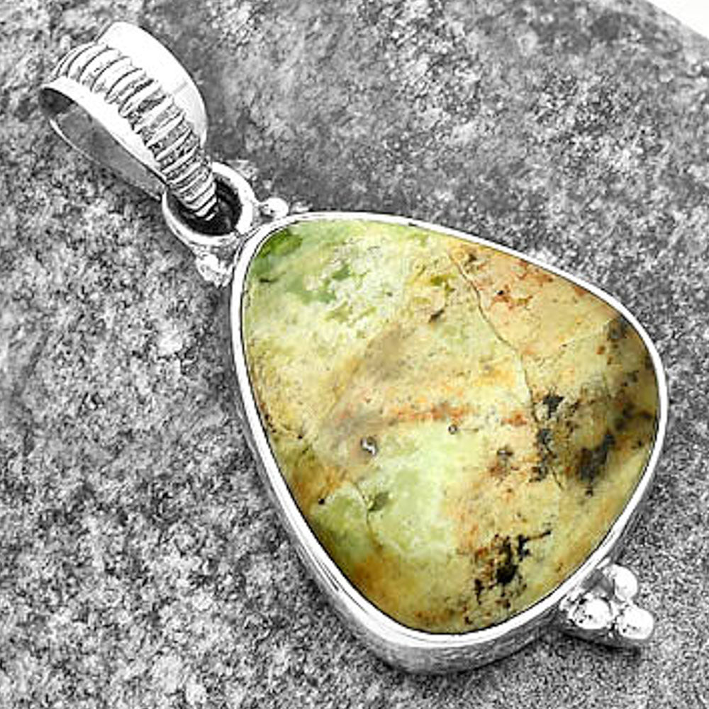 Natural Chrome Chalcedony Pendant P-1100 SDP112121