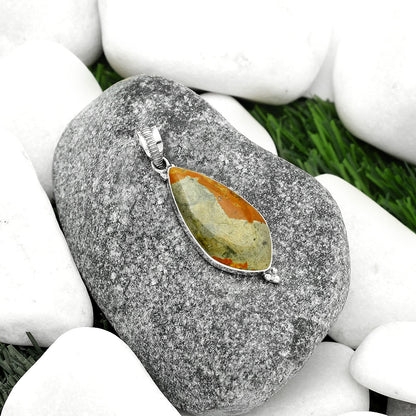 Natural Rocky Butte Picture Jasper Pendant P-1100 SDP112137