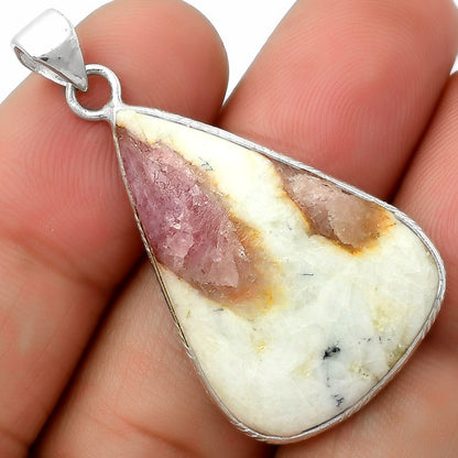 Pink Tourmaline Matrix in Quartz Pendant P-1053 SDP112330