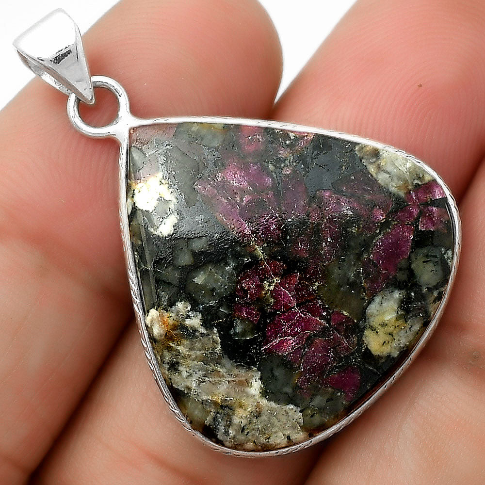 Natural Russian Eudialyte Pendant P-1053 SDP112369