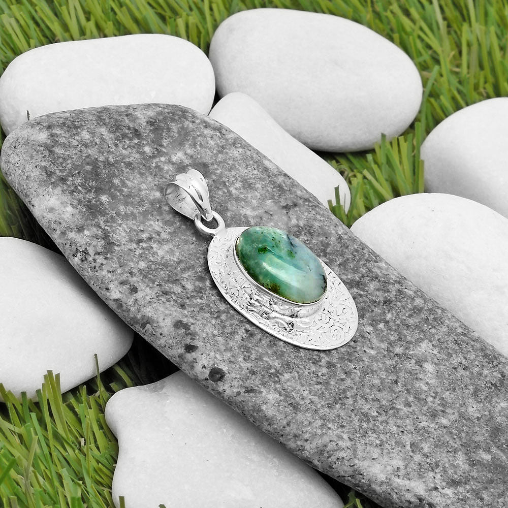 Dendritic Chrysoprase - Africa Pendant P-1392 SDP112693