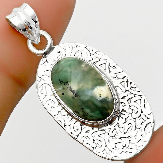 Dendritic Chrysoprase - Africa Pendant P-1392 SDP112704