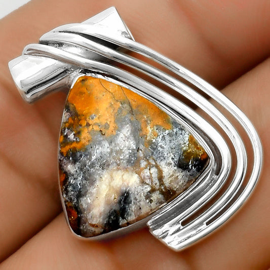Natural Indian Blanket Jasper Pendant P-1432 SDP112747