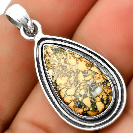 Natural Maligano Jasper - Indonesia Pendant P-1248 SDP112823