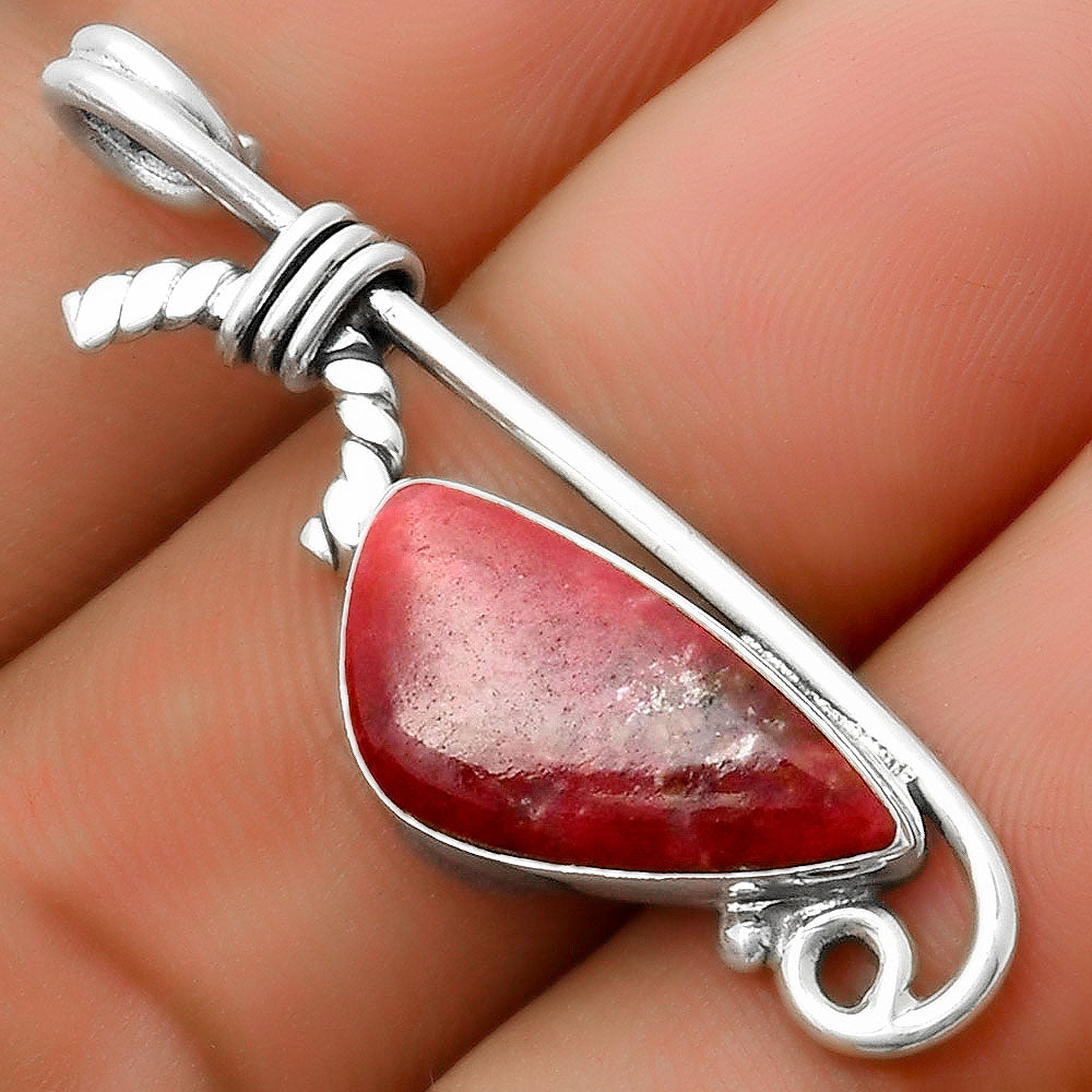 Natural Pink Thulite - Norway Pendant P-1682 SDP112867