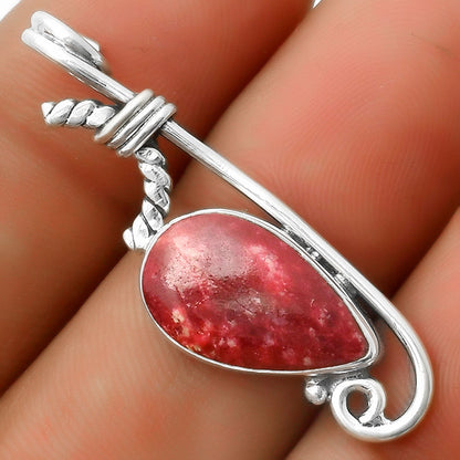 Natural Pink Thulite - Norway Pendant P-1682 SDP112878