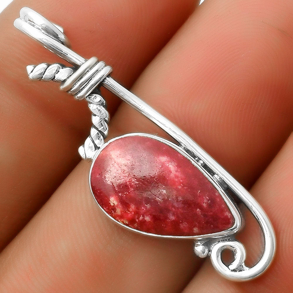 Natural Pink Thulite - Norway Pendant P-1682 SDP112878