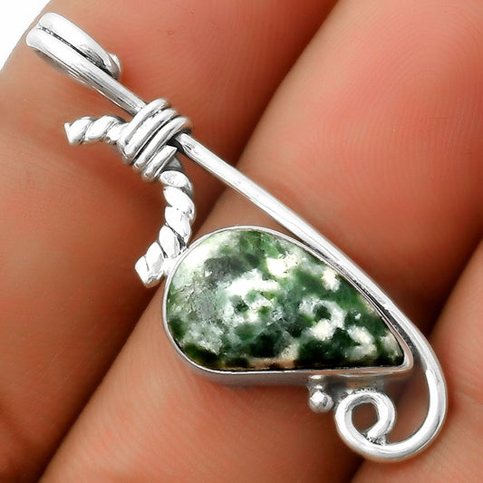 Natural Dioptase Pendant P-1682 SDP112900