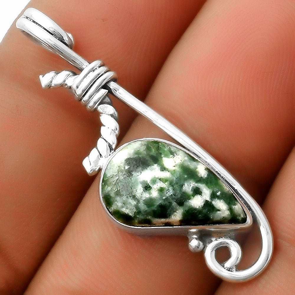 Natural Dioptase Pendant P-1682 SDP112900