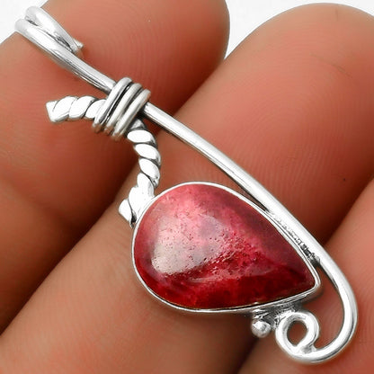 Natural Pink Thulite - Norway Pendant P-1682 SDP112904