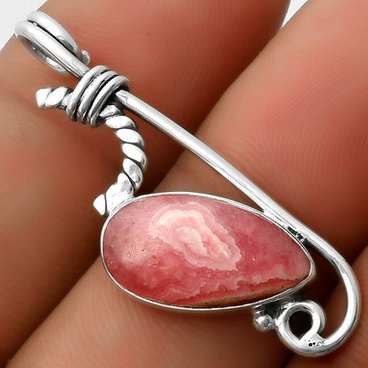 Natural Rhodochrosite Argentina Pendant P-1682 SDP112909