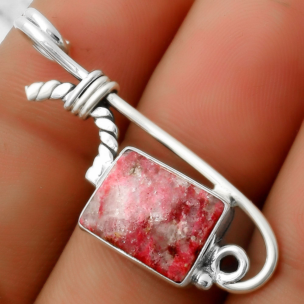 Natural Pink Thulite - Norway Pendant P-1682 SDP112913