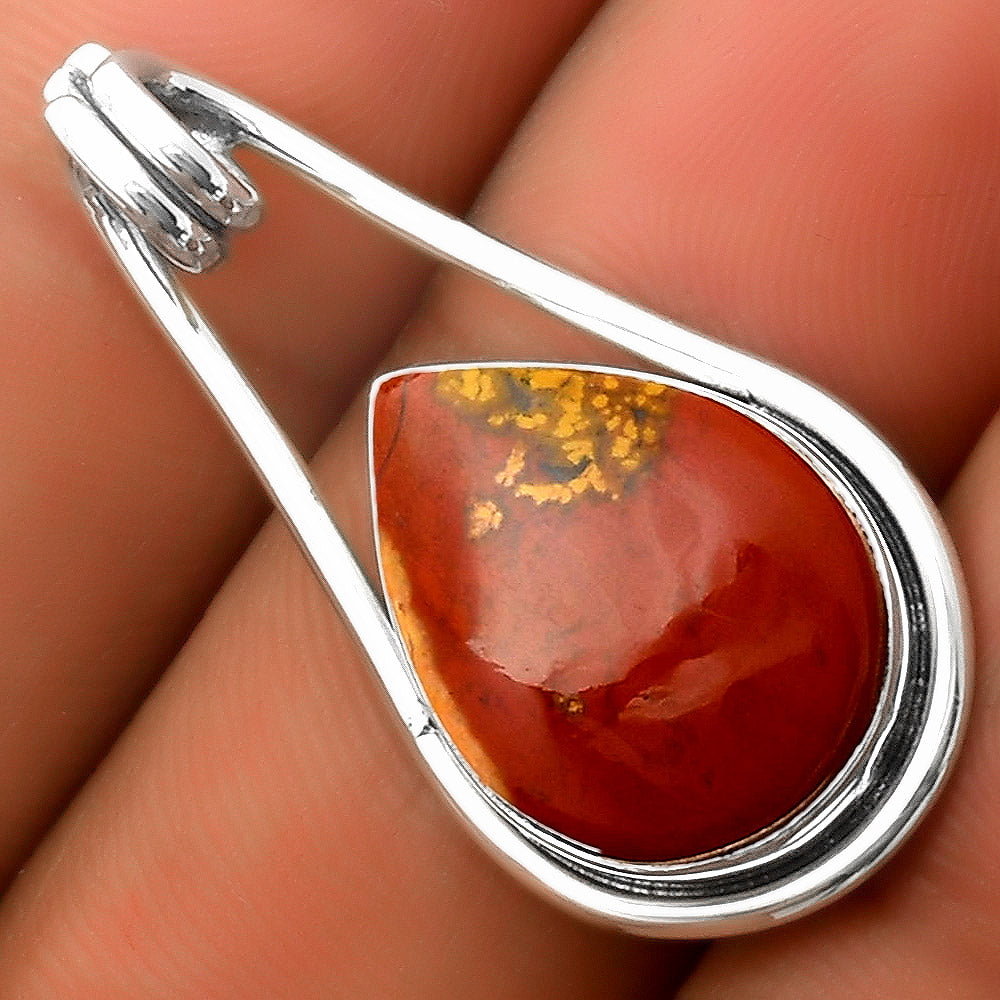 Natural Red Moss Agate Pendant P-1590 SDP112934